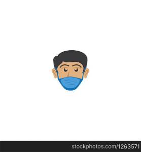 People with Safety mask illustration vector