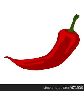 Pepper chili icon. Cartoon illustration of pepper chili vector icon for web. Pepper chili icon, cartoon style
