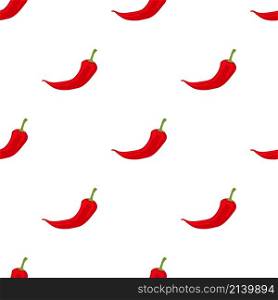 Pepper chili pattern seamless background texture repeat wallpaper geometric vector. Pepper chili pattern seamless vector