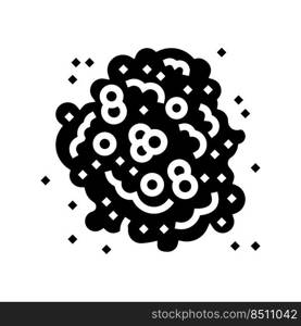 pepper explosion glyph icon vector. pepper explosion sign. isolated symbol illustration. pepper explosion glyph icon vector illustration