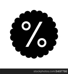 percent icon vector template illustration logo design