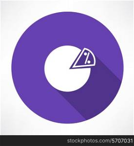 percentage icon. Flat modern style vector illustration