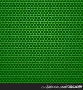 Perforated Metal Green Background. Abstract Green Pattern.. Perforated Green Background.