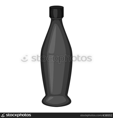 Perfume bottle icon in monochrome style isolated on white background vector illustration. Perfume bottle icon monochrome