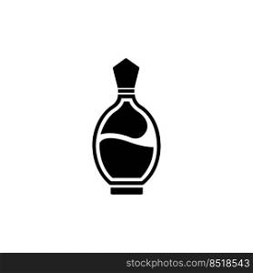 perfume bottle icon logo vector design template