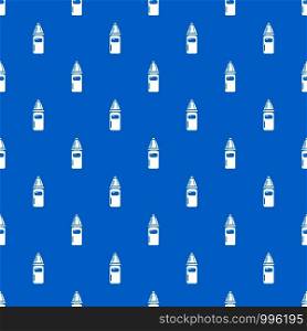 Perfume bottle pattern vector seamless blue repeat for any use. Perfume bottle pattern vector seamless blue