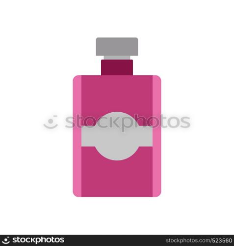 Perfume bottle vector illustration cosmetic design background isolated. Aroma fragrance beauty fashion glass icon