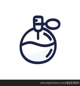 Perfume hand drawn outline doodle icon cologne Vector Image