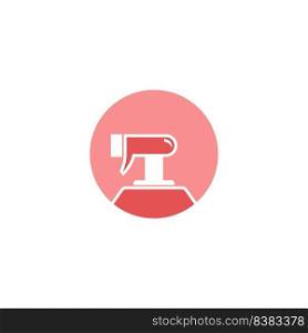 Perfume icon logo design illustration template vector
