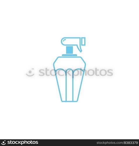 Perfume icon logo design illustration template vector