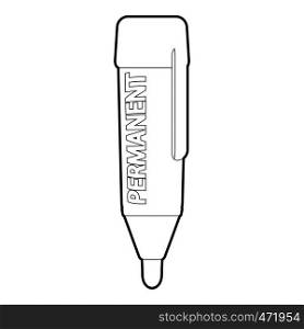 Permanent marker icon. Outline illustration of permanent marker vector icon for web design. Permanent marker icon, outline style