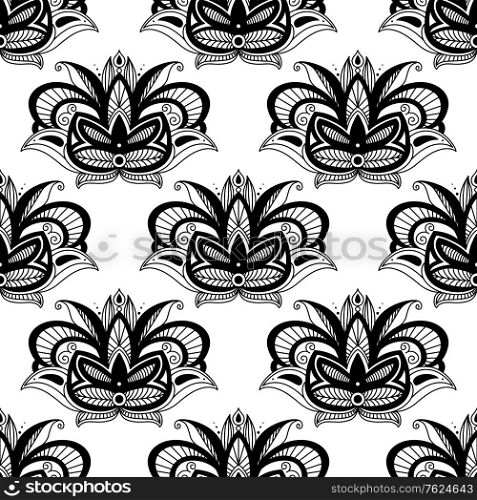 Persian paisleys seamless pattern background for wallpaper and fabric design