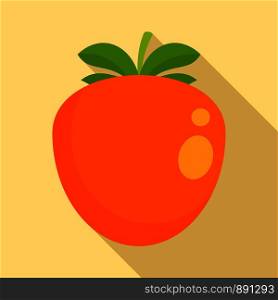Persimmon icon. Flat illustration of persimmon vector icon for web design. Persimmon icon, flat style