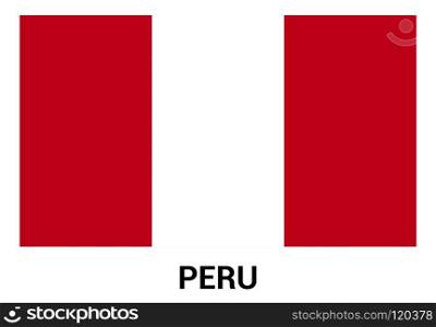 Peru flags design vector