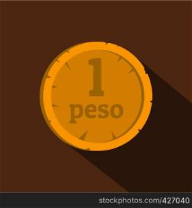 Peso icon. Flat illustration of peso vector icon for web. Peso icon, flat style