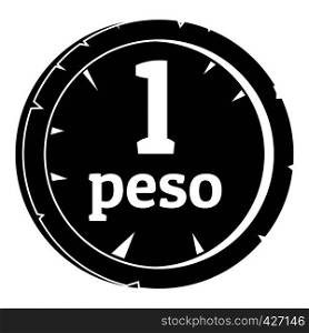 Peso icon. Simple illustration of peso vector icon for web. Peso icon, simple style