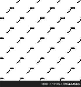 Pet comb pattern seamless in simple style vector illustration. Pet comb pattern vector