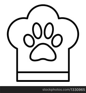 Pet hotel cooker icon. Outline pet hotel cooker vector icon for web design isolated on white background. Pet hotel cooker icon, outline style