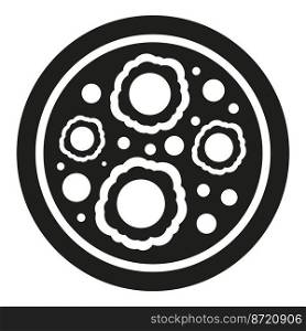 Petri dish icon simple vector. Bacteria cell. Medical health. Petri dish icon simple vector. Bacteria cell