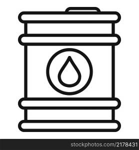 Petrol barrel icon outline vector. Global climate. Ecology disaster. Petrol barrel icon outline vector. Global climate