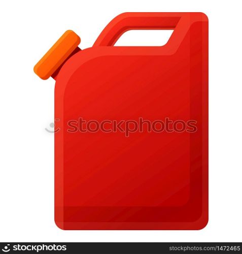 Petrol canister icon. Cartoon of petrol canister vector icon for web design isolated on white background. Petrol canister icon, cartoon style