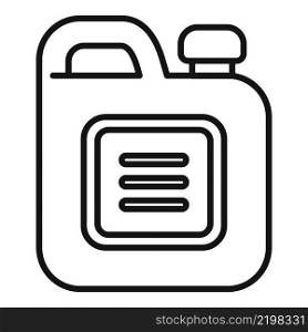 Petrol canister icon outline vector. Fuel oil. Gasoline gallon. Petrol canister icon outline vector. Fuel oil