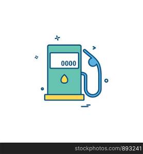 Petrol station icon design vector