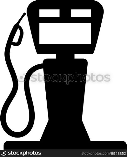 Petrol Station Icon Vector Art Illustration