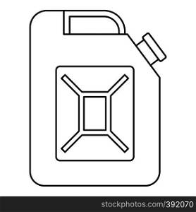 Petrol tank icon. Outline illustration of petrol tank vector icon for webicon. Outline illustration of vector icon for web. Petrol tank icon, outline style