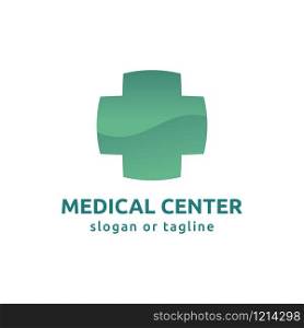 Pharmacy logo design template. Medical clinic logo design. Hospital logo design
