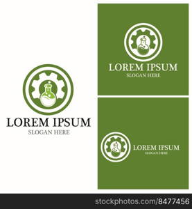 Pharmacy logo vector template illustration