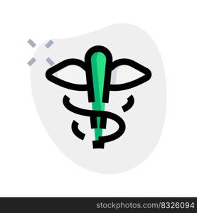 Pharmacy Logotype isolated on a white background