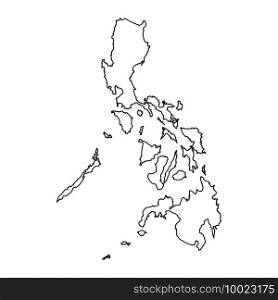 Philippines map icon,vector illustration symbol design