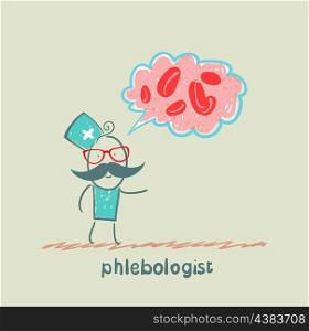 phlebologist says a presentation on blood