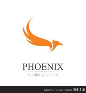 Phoenix logo design vector illustration