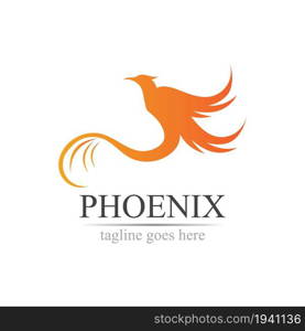 Phoenix logo design vector illustration