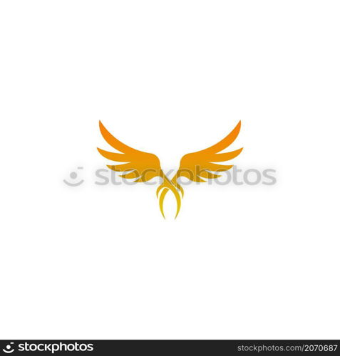 Phoenix logo icon design template vector illustration