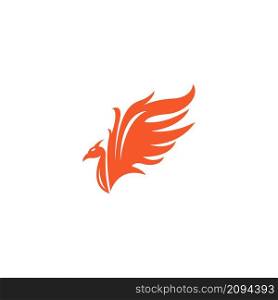 Phoenix logo icon design template vector illustration