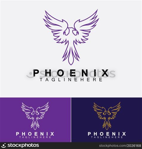Phoenix logo Vector Illustration Design Template