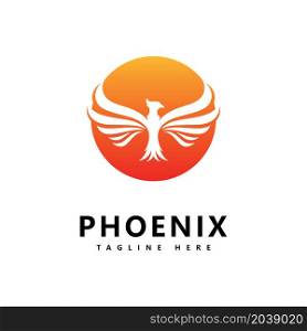 Phoenix logo vector template design