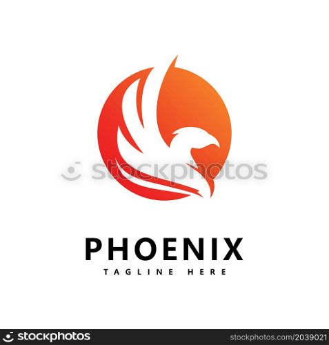 Phoenix logo vector template design