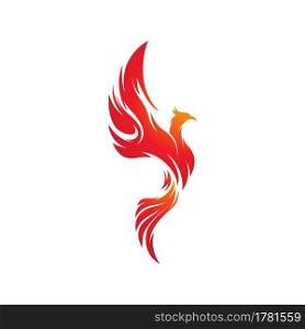 Phoenix vector icon illustration design template