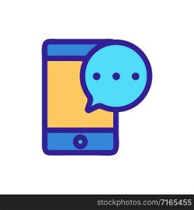 Phone alert icon vector. A thin line sign. Isolated contour symbol illustration. Phone alert icon vector. Isolated contour symbol illustration