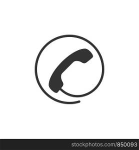 Phone and Call Center Icon Logo Template Illustration Design. Vector EPS 10.