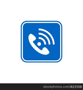 Phone and Signal Icon Illustration Design. Vector EPS 10.