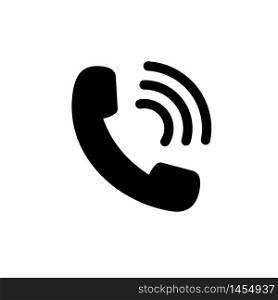 Phone call icon.Black mobile telephone icon in flat style.Phone cell symbol for web on isolated background. vector illustration. Phone call icon.Black mobile telephone icon in flat style.Phone cell symbol for web on isolated background. vector