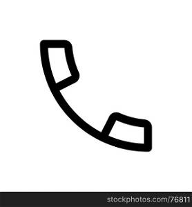 phone call, icon on isolated background