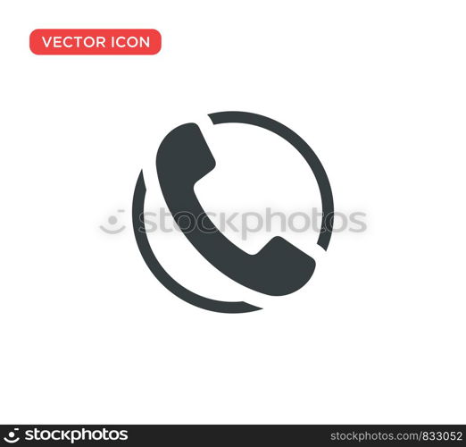 Phone Call Icon Vector Illustration Design