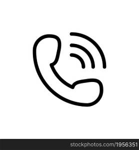 Phone call line icon