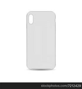 Phone case with shadow on white back